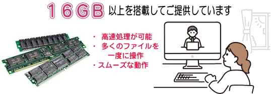 西武では４ＧＢ以上でご提供しています